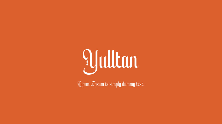 Yulltan Font