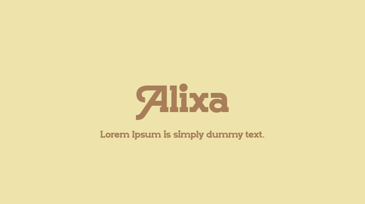Alixa Font
