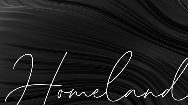 Homeland Font