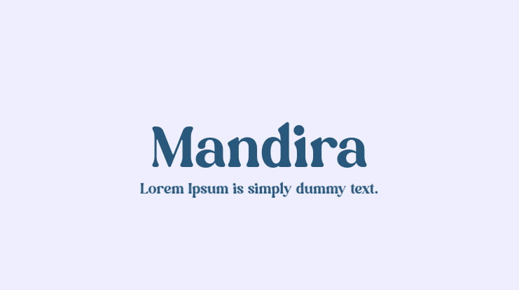 Mandira Font
