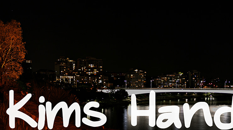 Kims Hand Font Family
