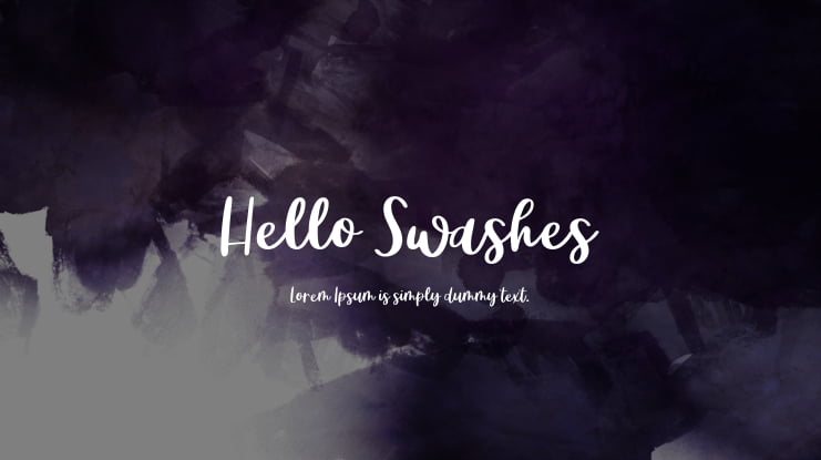 Hello Swashes Font