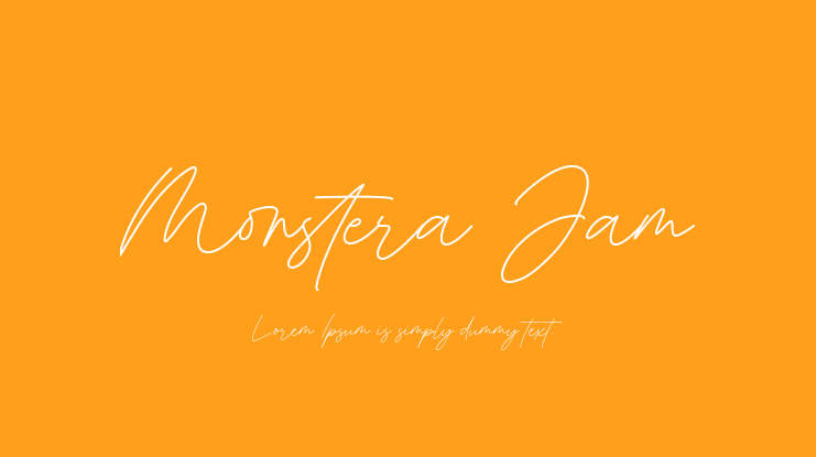 Monstera Jam Font