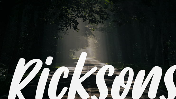 Ricksons Font