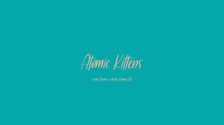 Atomic Kittens Font
