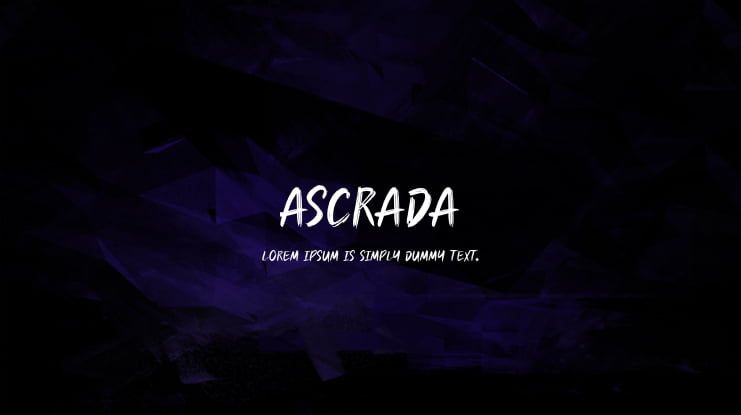 Ascrada Font