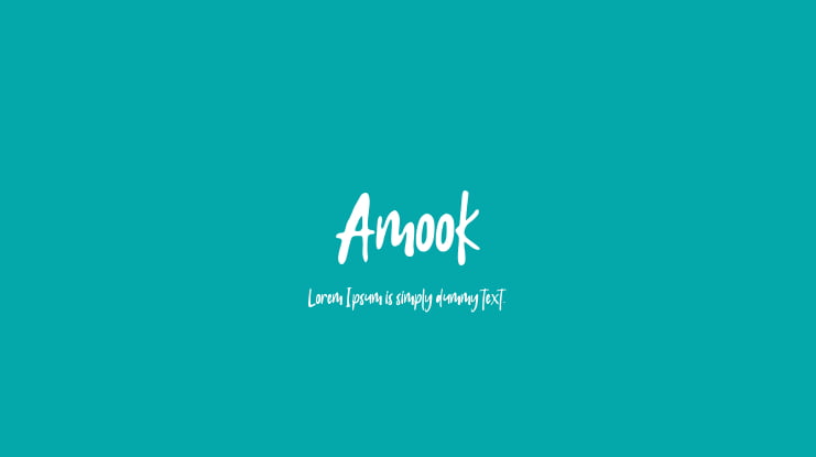 Amook Font