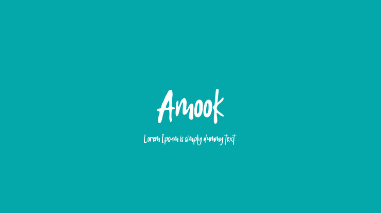 Amook Font