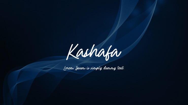 Kashafa Font