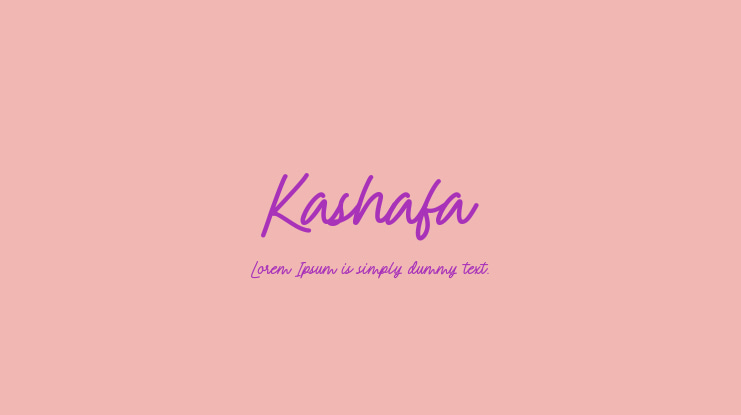 Kashafa Font
