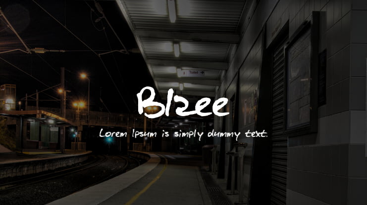 Blzee Font