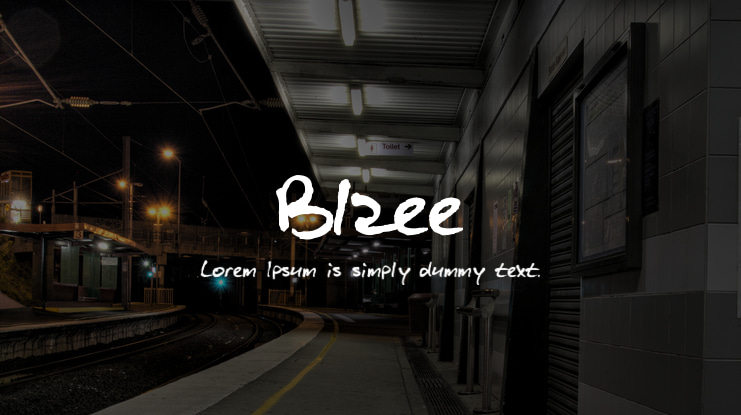 Blzee Font