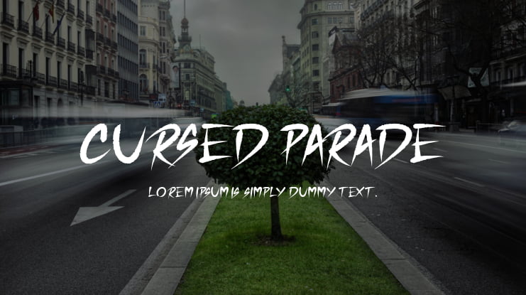 Cursed Parade Font