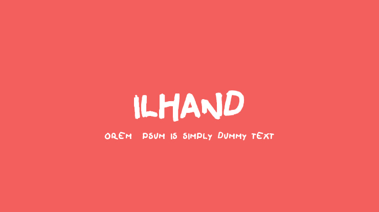 Oilhand Font