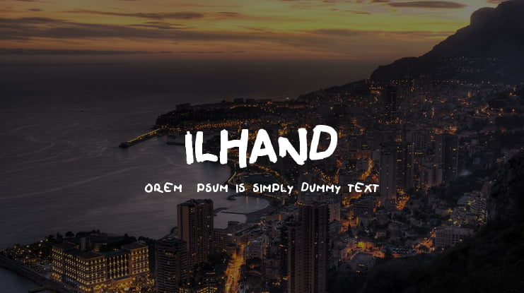 Oilhand Font