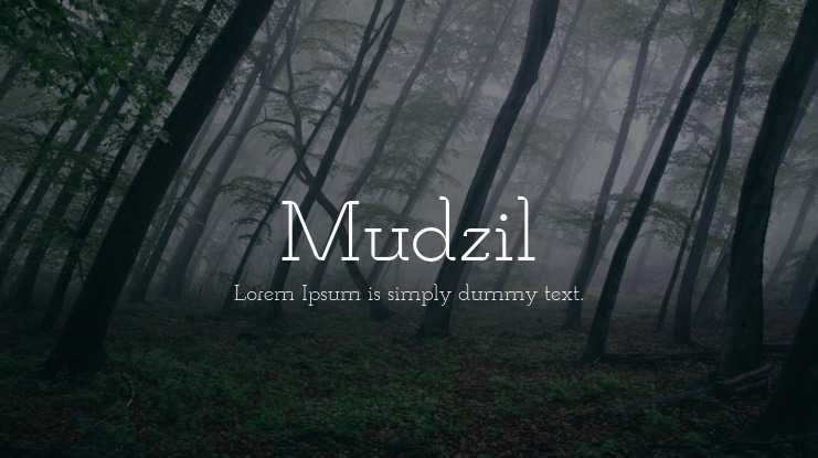 Mudzil Font Family