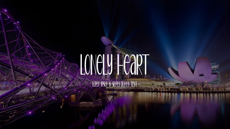 Lonely Heart Font Family