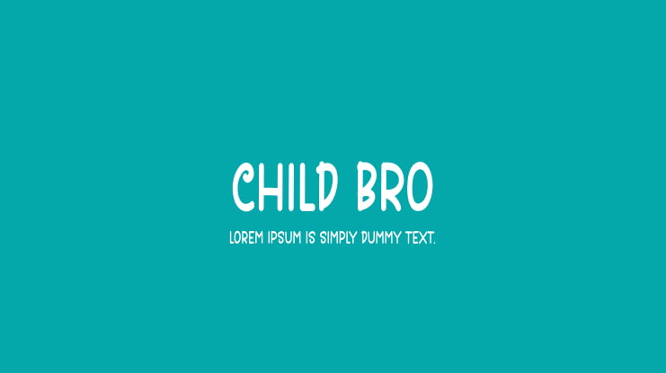 Child Bro Font