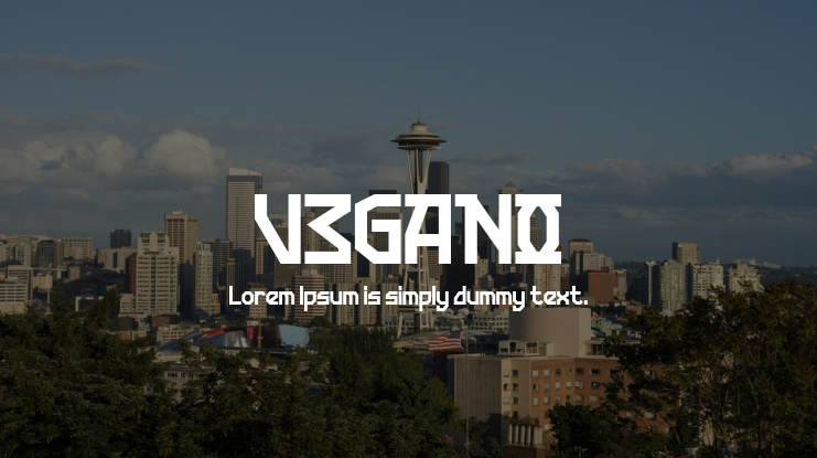 VEGANO Font