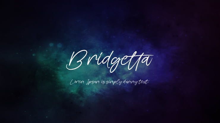Bridgetta Font