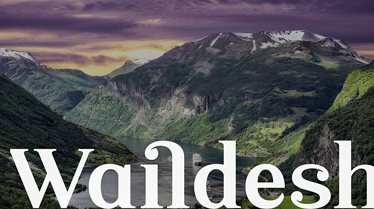 Waildesh Font