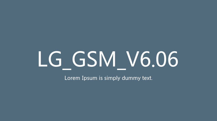 LG KE970 Shine Font