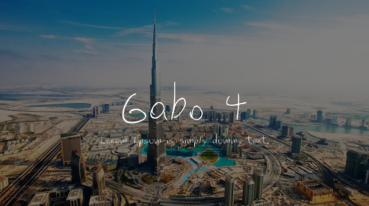 Gabo 4 Font
