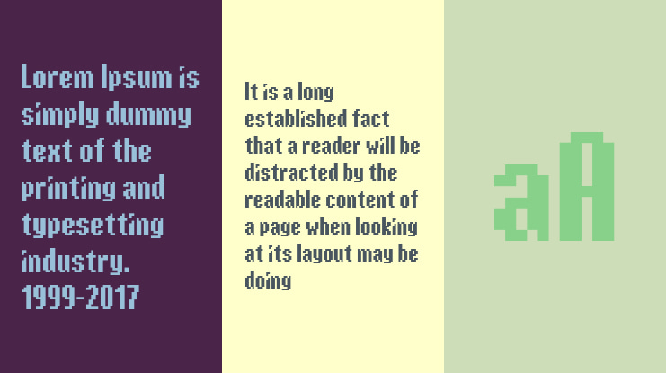 Siemens SL55 Font Family