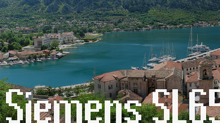Siemens SL65 Font
