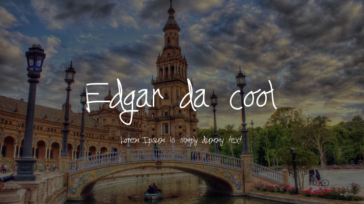 Edgar da cool Font