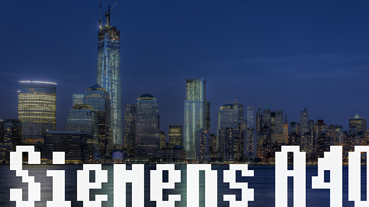 Siemens A40 Font
