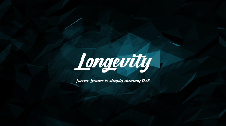 Longevity Font