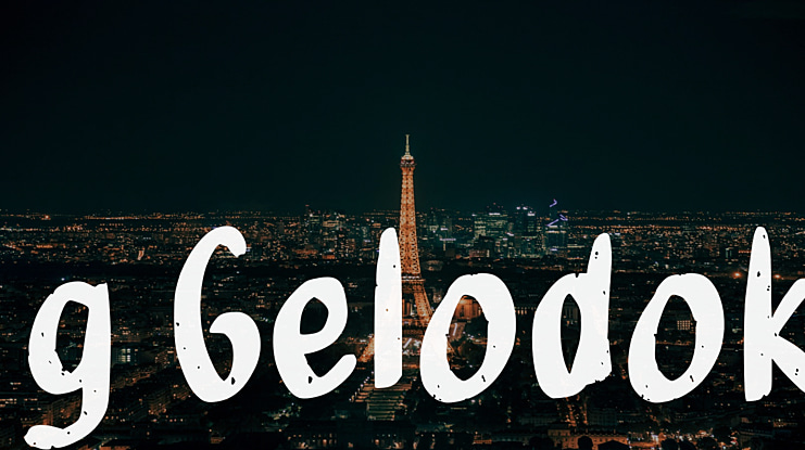 g Gelodok Font