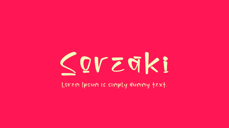Soreaki Font