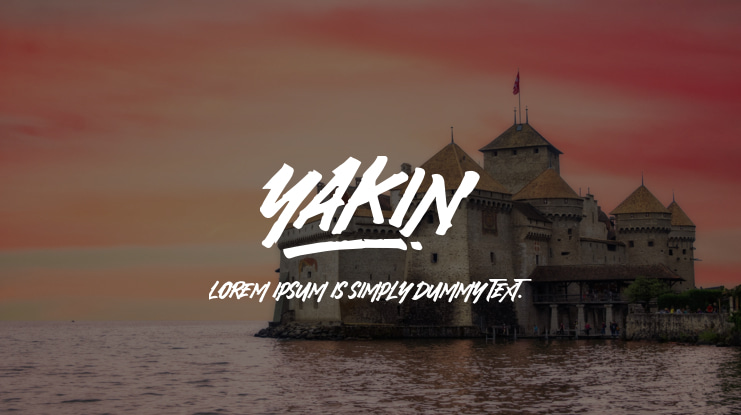 Yakin Font