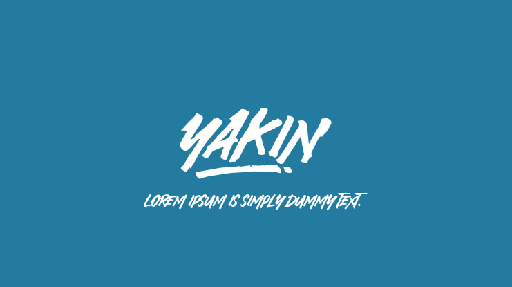 Yakin Font