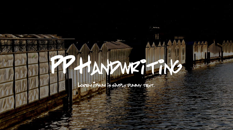PP Handwriting Font
