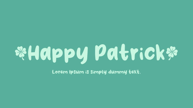 Happy Patrick Font