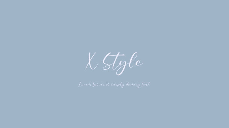 X-Style Font