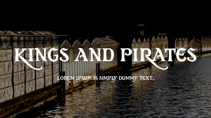 kings and pirates Font