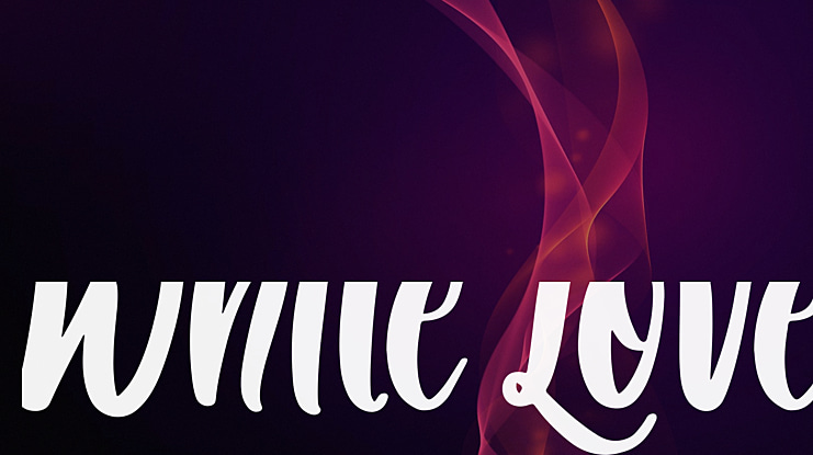 White Love Font