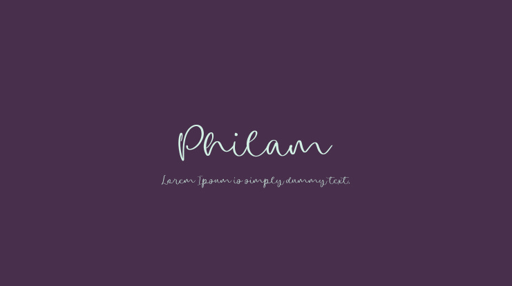 Philam Font
