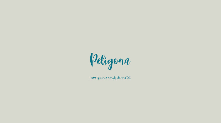 Peligona Font