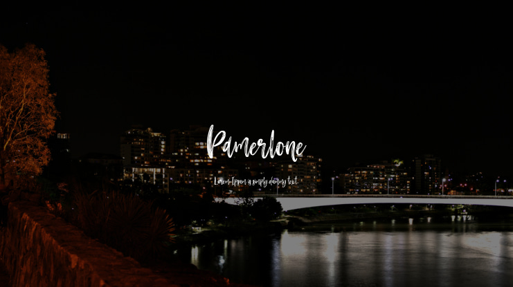 Pamerlone Font