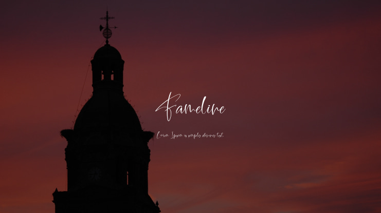 Fameline Font