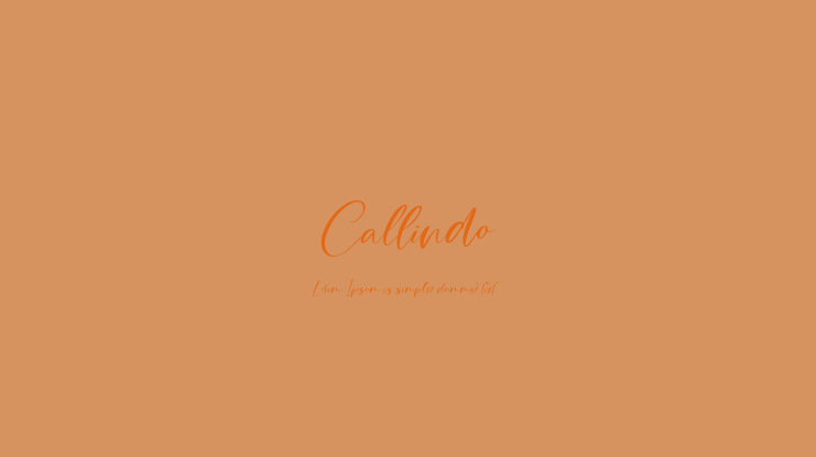 Callindo Font