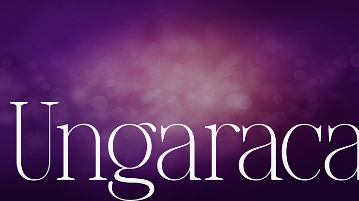 Ungaraca Font