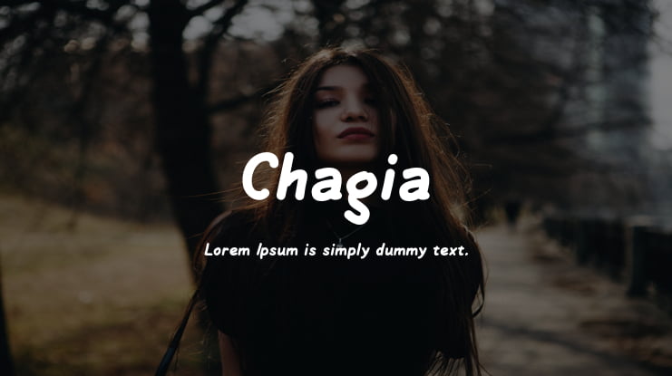 Chagia Font