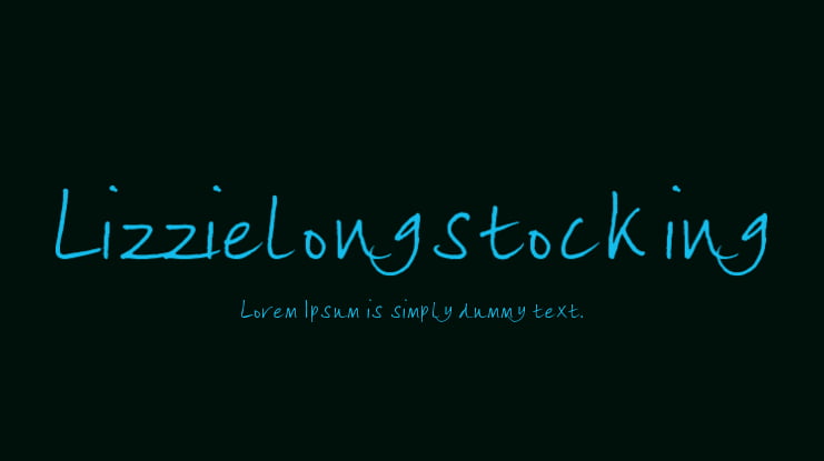 Lizzielongstocking Font