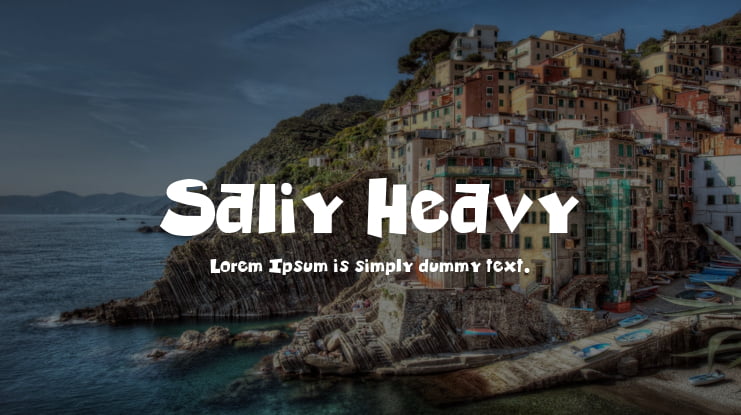 Saliy Heavy Font